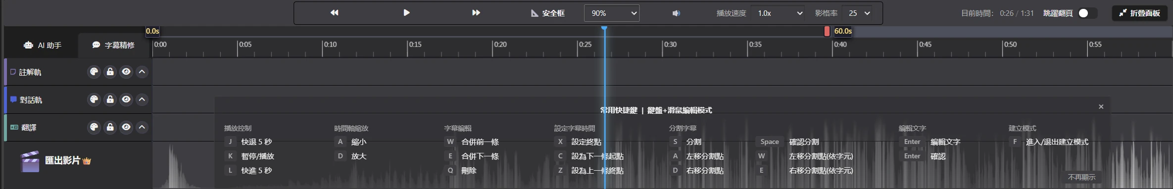 時間軸檢視
